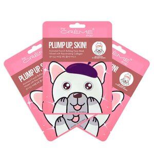 3/$30 The Creme Shop - Plump Up, Skin Animated French Bulldog Face Masks